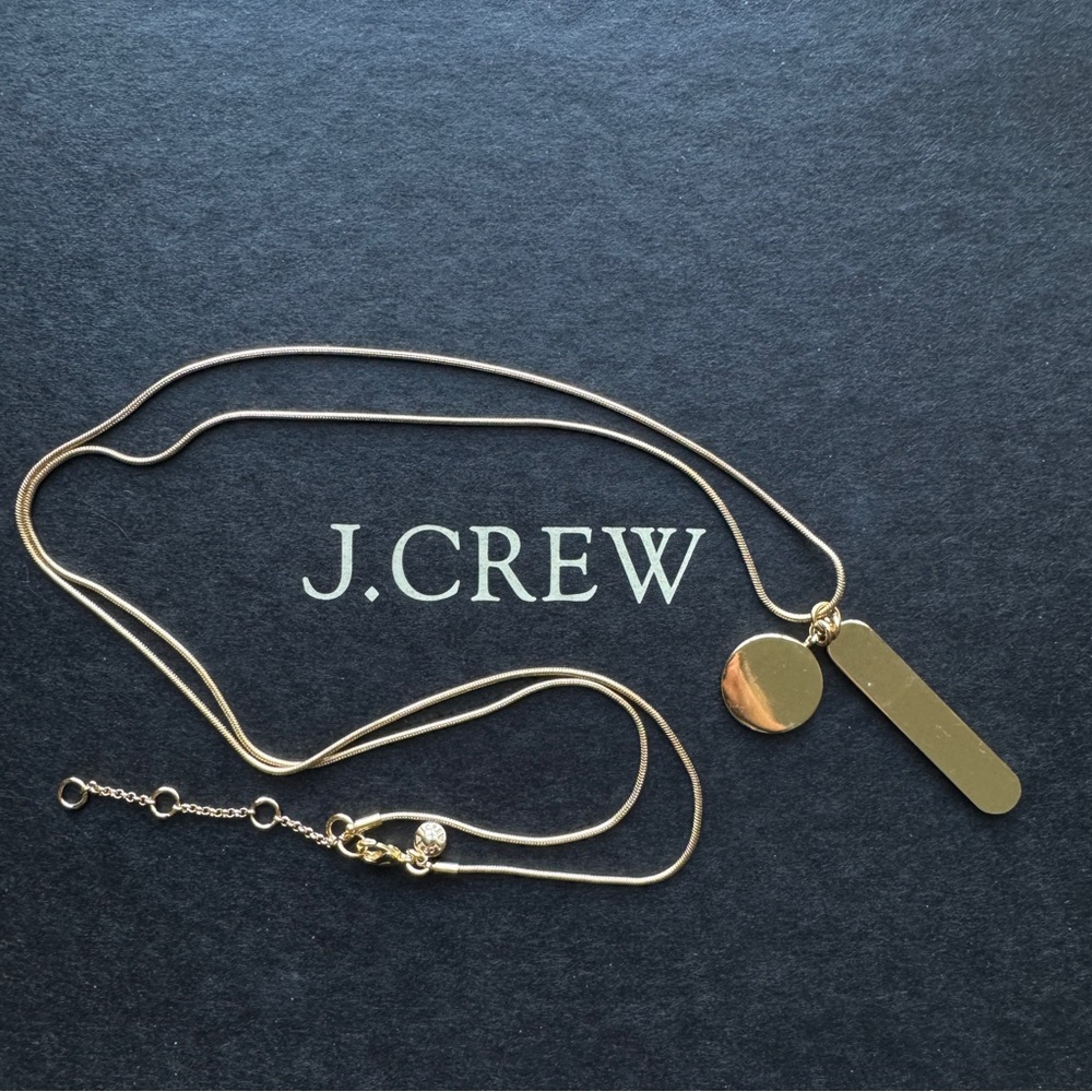 J. Crew long pendant necklace